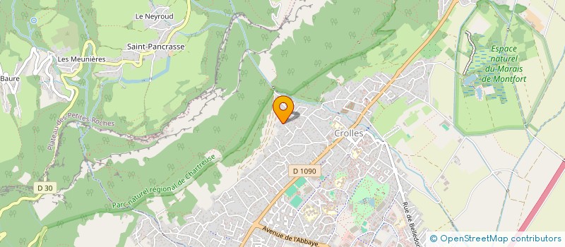 localisation de l'entreprise MONSIEUR PIERRE JACOB  CROLLES