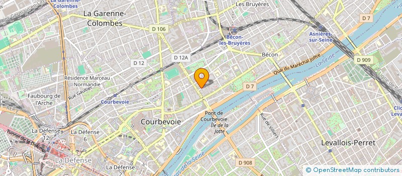localisation de l'entreprise MONSIEUR PIERRE JACQUELIN à COURBEVOIE