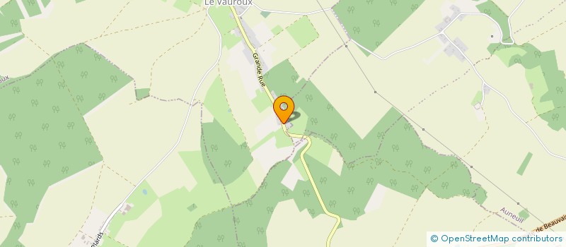 localisation de l'entreprise MONSIEUR PIERRE JACQUELIN  LE VAUROUX