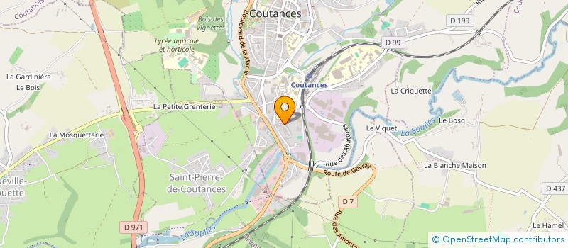 localisation de l'entreprise MONSIEUR PIERRE JACQUEMARD à COUTANCES