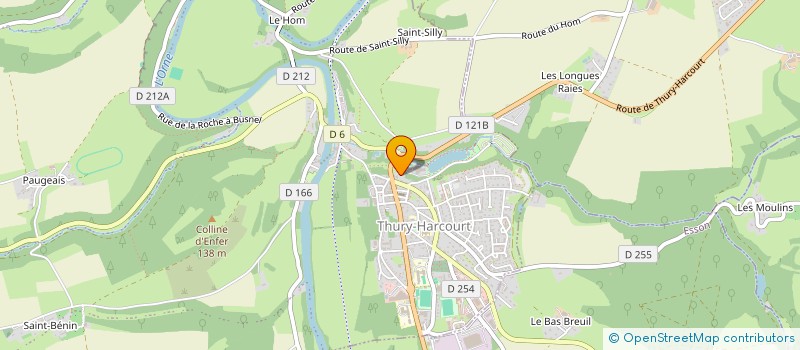 localisation de l'entreprise MONSIEUR PIERRE-JACQUES GAULTIER  THURY-HARCOURT-LE-HOM