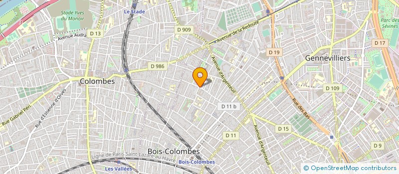 localisation de l'entreprise MONSIEUR PIERRE JACQUES VARET à BOIS COLOMBES