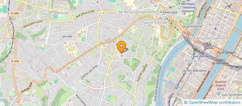 localisation de l'entreprise MONSIEUR PIERRE JACQUET  SAINTE-FOY-LES-LYON