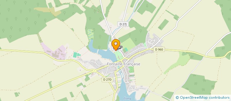 localisation de l'entreprise MONSIEUR PIERRE JACQUINOT  FONTAINE-FRANCAISE