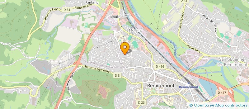 localisation de l'entreprise MONSIEUR PIERRE JACQUOT  REMIREMONT