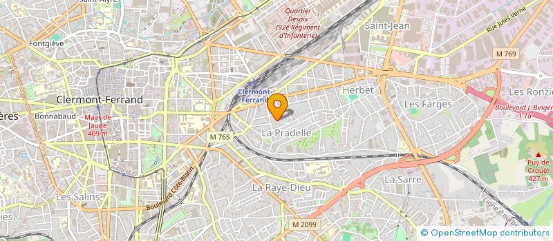 localisation de l'entreprise MONSIEUR PIERRE JAILLET à CLERMONT-FERRAND