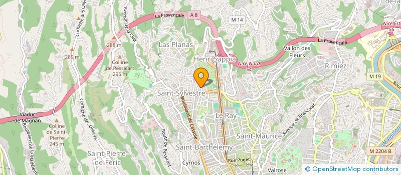 localisation de l'entreprise MONSIEUR PIERRE JAMAR à NICE