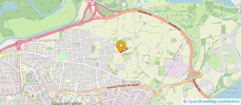 localisation de l'entreprise MONSIEUR PIERRE JAMIN  VAULX-EN-VELIN