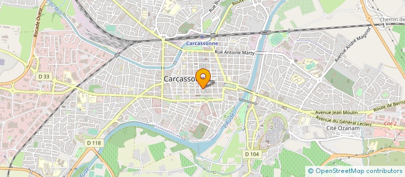 localisation de l'entreprise MONSIEUR PIERRE JAMMES  CARCASSONNE