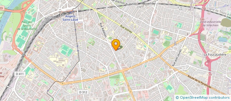 localisation de l'entreprise MONSIEUR PIERRE JANDOT à ANGERS