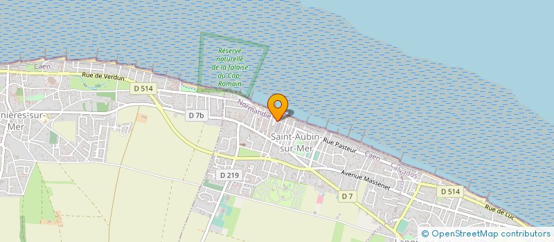 localisation de l'entreprise MONSIEUR PIERRE JANOIS  SAINT-AUBIN-SUR-MER