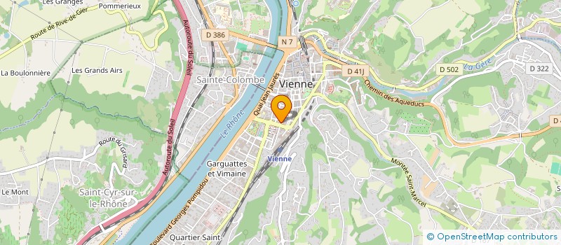 localisation de l'entreprise MONSIEUR PIERRE JANONATO  VIENNE