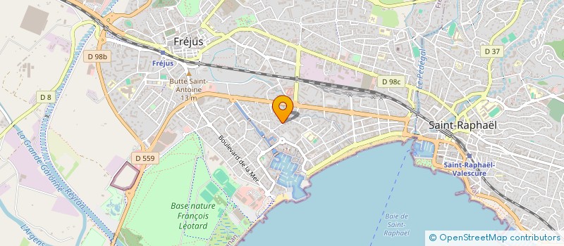 localisation de l'entreprise MONSIEUR PIERRE JANSSEN  FREJUS