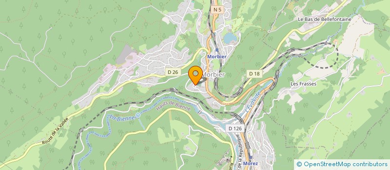 localisation de l'entreprise MONSIEUR PIERRE JAQUET  MORBIER