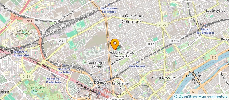 localisation de l'entreprise MONSIEUR PIERRE JAUBERT à COURBEVOIE