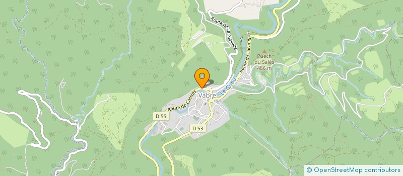 localisation de l'entreprise MONSIEUR PIERRE JAYME  VABRE