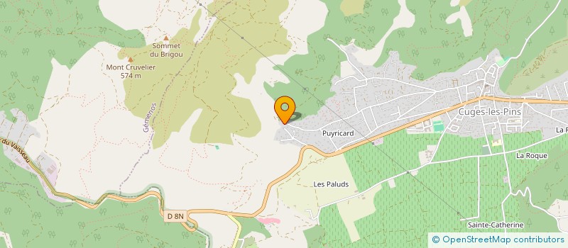 localisation de l'entreprise MONSIEUR PIERRE JAYNE à CUGES-LES-PINS