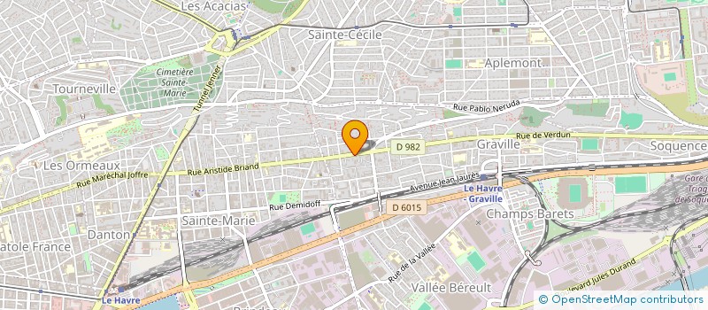 localisation de l'entreprise MONSIEUR PIERRE-JEAN BAUDOUARD  LE HAVRE