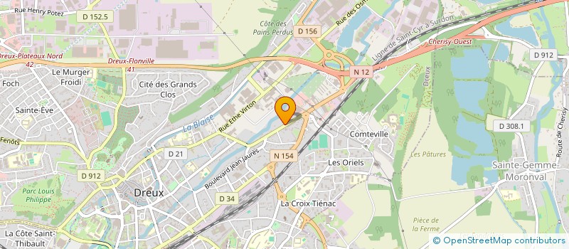 localisation de l'entreprise MONSIEUR PIERRE JEAN BERBIERS à DREUX