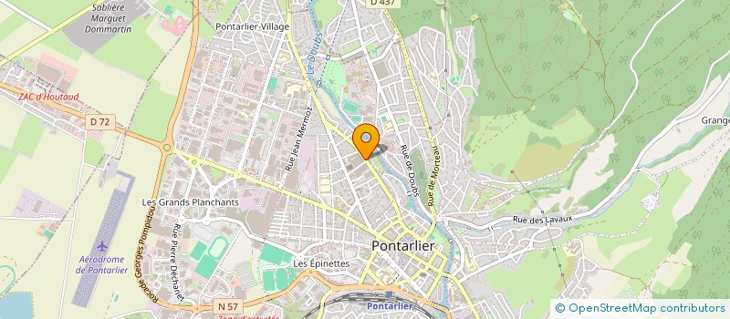 localisation de l'entreprise MONSIEUR PIERRE-JEAN BONIN à PONTARLIER
