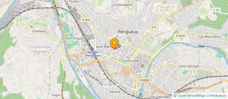 localisation de l'entreprise MONSIEUR PIERRE-JEAN CAPOT  PERIGUEUX