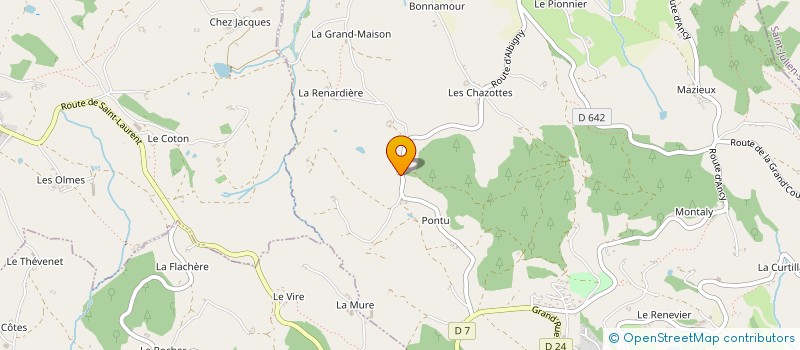 localisation de l'entreprise MONSIEUR PIERRE-JEAN CHAVEROT  MONTROTTIER