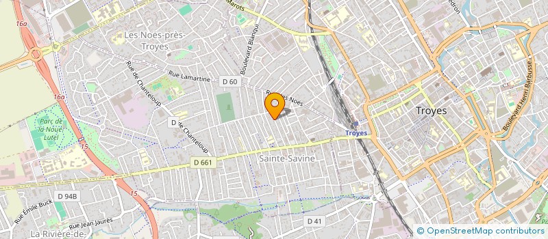 localisation de l'entreprise MONSIEUR PIERRE-JEAN COSSON  SAINTE-SAVINE