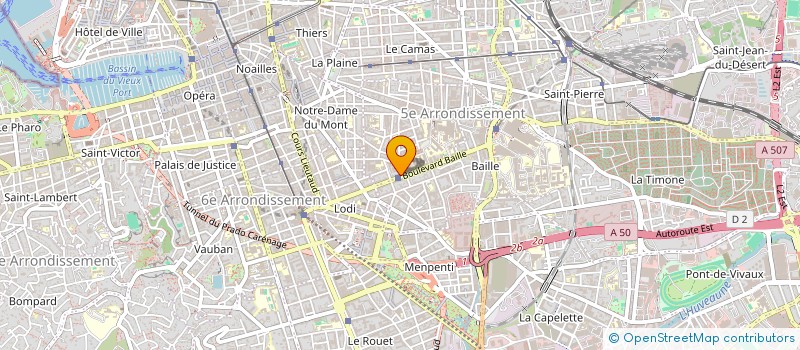 localisation de l'entreprise MONSIEUR PIERRE-JEAN DAYCARD à MARSEILLE