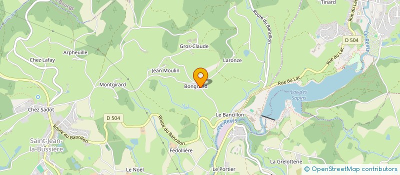 localisation de l'entreprise MONSIEUR PIERRE-JEAN DEPORTE  SAINT-JEAN-LA-BUSSIERE