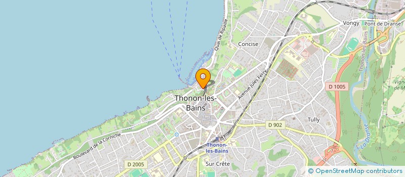 localisation de l'entreprise MONSIEUR PIERRE-JEAN DUFFOUR à THONON-LES-BAINS