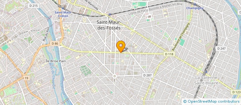 localisation de l'entreprise MONSIEUR PIERRE JEAN EMSELLEM  SAINT-MAUR-DES-FOSSES