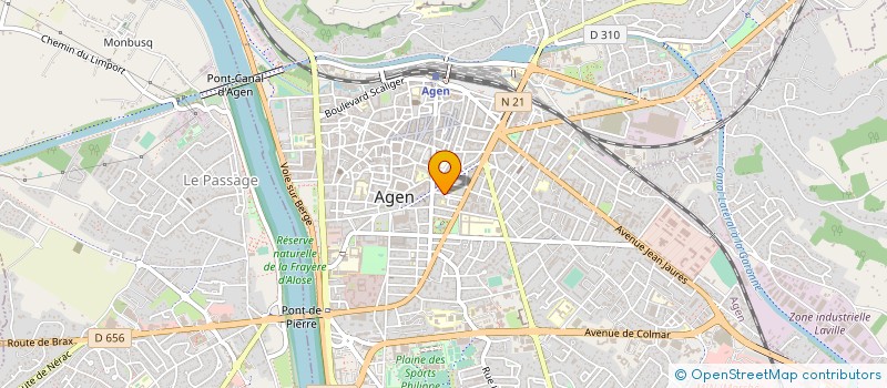 localisation de l'entreprise MONSIEUR PIERRE-JEAN FERRANDO  AGEN