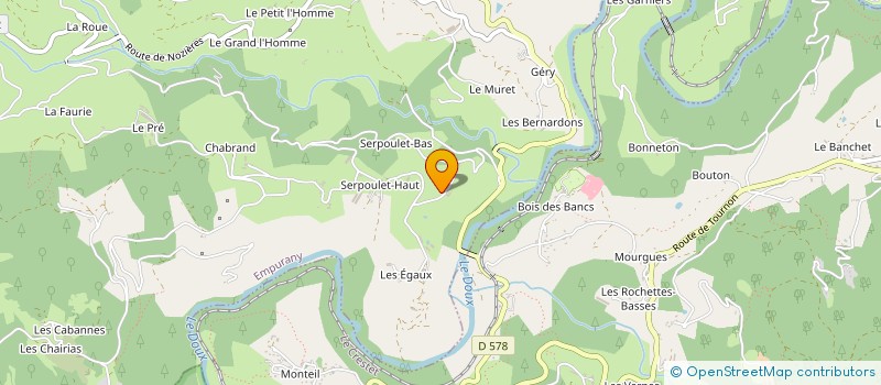 localisation de l'entreprise MONSIEUR PIERRE-JEAN FOROT  EMPURANY