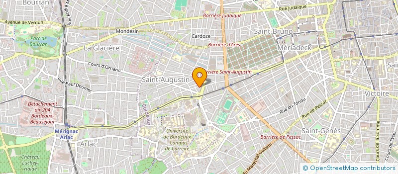 localisation de l'entreprise MONSIEUR PIERRE-JEAN GAMARD  BORDEAUX