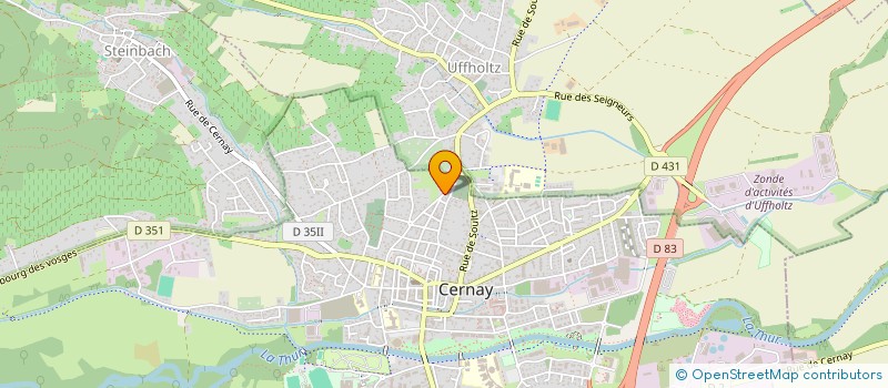 localisation de l'entreprise MONSIEUR PIERRE JEAN IBBA  RIEDISHEIM