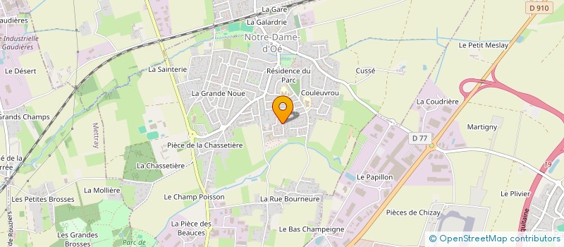 localisation de l'entreprise MONSIEUR PIERRE-JEAN LAMOUR  NOTRE-DAME-D'OE