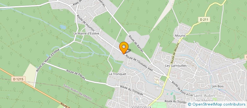 localisation de l'entreprise MONSIEUR PIERRE-JEAN LARRAQUE  SAINT-AUBIN-DE-MEDOC