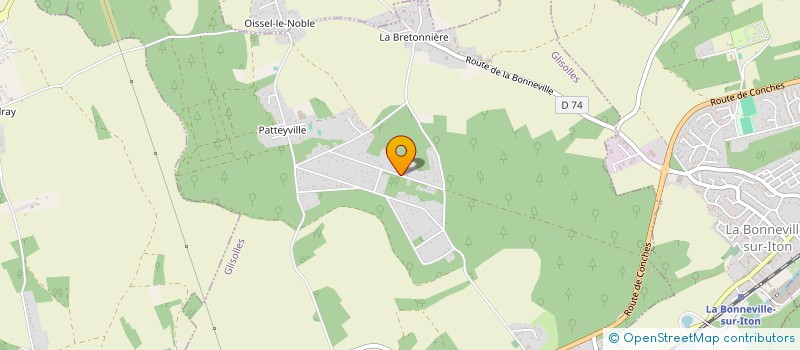 localisation de l'entreprise MONSIEUR PIERRE-JEAN LEBOULANGER  GLISOLLES