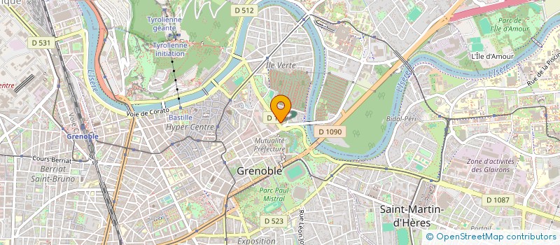 localisation de l'entreprise MONSIEUR PIERRE-JEAN LECOMTE à GRENOBLE