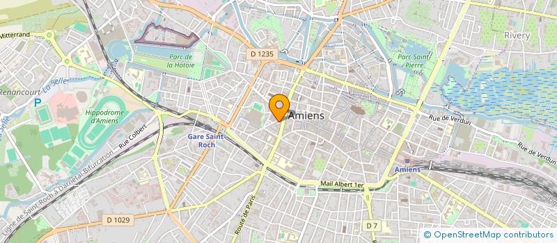 localisation de l'entreprise MONSIEUR PIERRE-JEAN LOUETTE  AMIENS