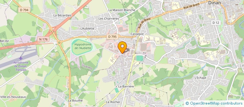 localisation de l'entreprise MONSIEUR PIERRE JEAN LOUIS LAINE  QUEVERT