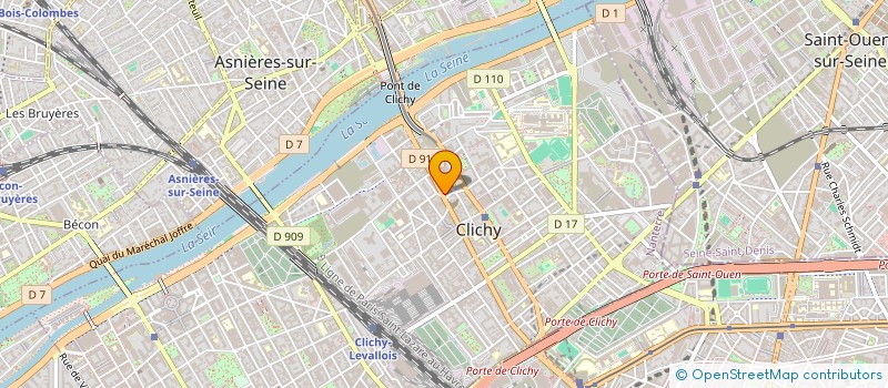 localisation de l'entreprise MONSIEUR PIERRE JEAN-MARIE QUARINI à CLICHY