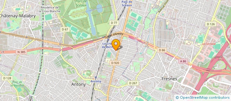 localisation de l'entreprise MONSIEUR PIERRE-JEAN PRADELLE à ANTONY