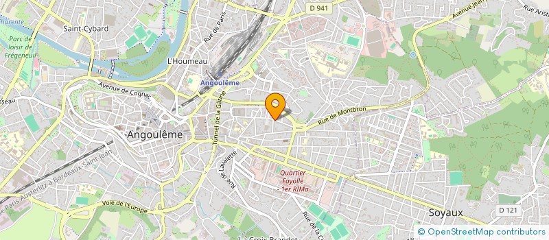 localisation de l'entreprise MONSIEUR PIERRE-JEAN PULLIAT à ANGOULEME