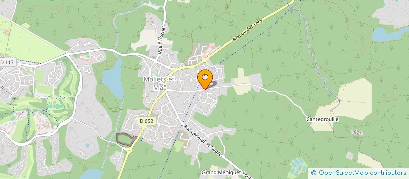 localisation de l'entreprise MONSIEUR PIERRE JEAN QUILLACQ  MOLIETS-ET-MAA