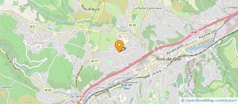 localisation de l'entreprise MONSIEUR PIERRE JEAN RICCI à RIVE-DE-GIER