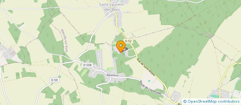 localisation de l'entreprise MONSIEUR PIERRE-JEAN ROUSSEL  MARCILLY-SUR-EURE