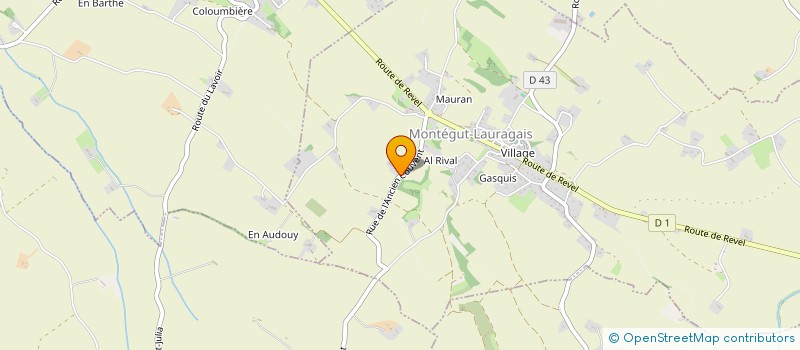 localisation de l'entreprise MONSIEUR PIERRE-JEAN SOUAL  MONTEGUT-LAURAGAIS