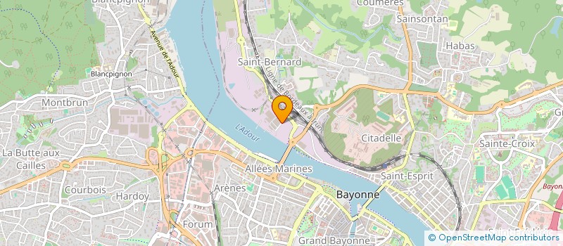 localisation de l'entreprise MONSIEUR PIERRE JEAN SUSINI  BAYONNE