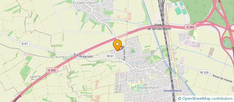 localisation de l'entreprise MONSIEUR PIERRE-JEAN TOUREILLE  VENDENHEIM